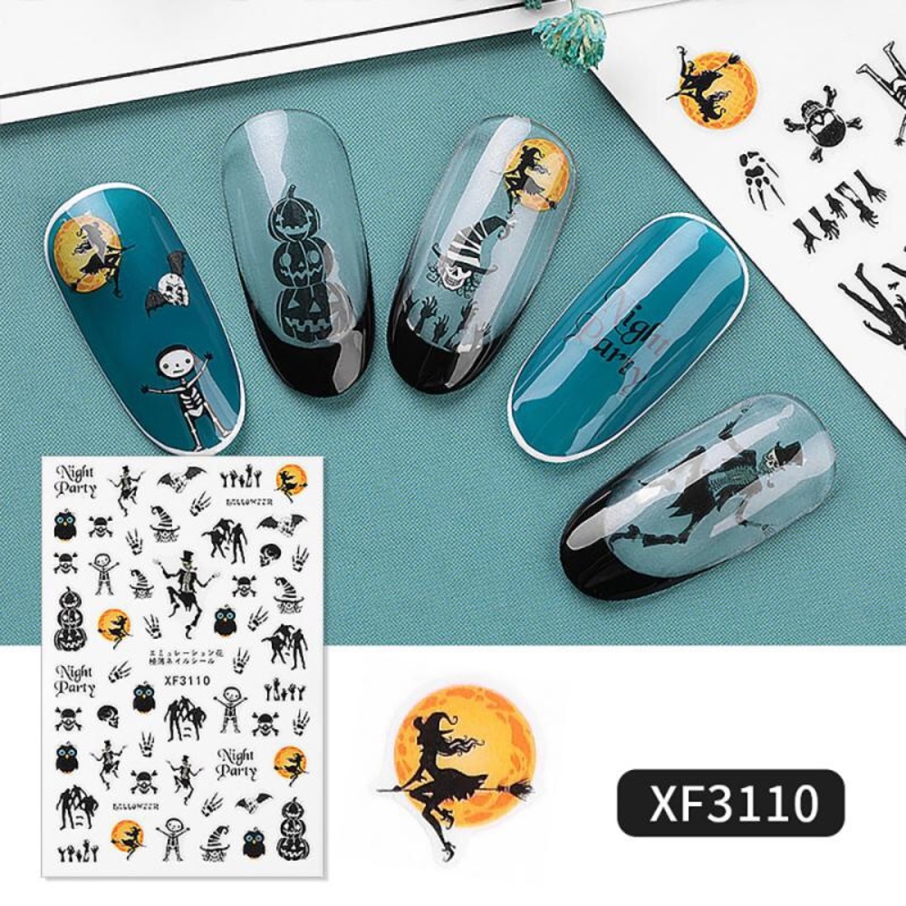 Halloween Nail decal stickers